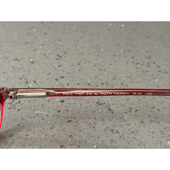 Polo Ralph Lauren Eyeglasses Frames ONLY POLO PREP 340 0P3K Red 42-17-125 main image 12